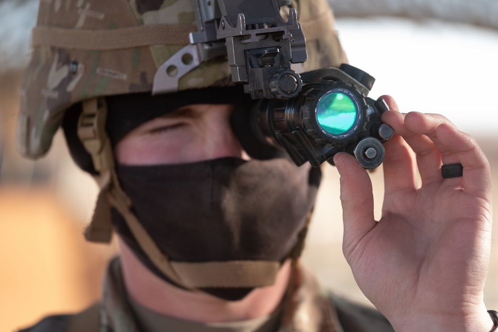 AN/PVS-14 Night Vision | Gen 3 White Phosphor 2600 FOM & Manual Gain | 50+ Hour Runtime